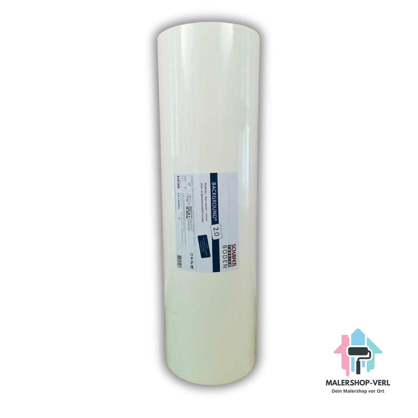 Vliestapete - Background 2.0 - Großrolle 125m x 0,75m