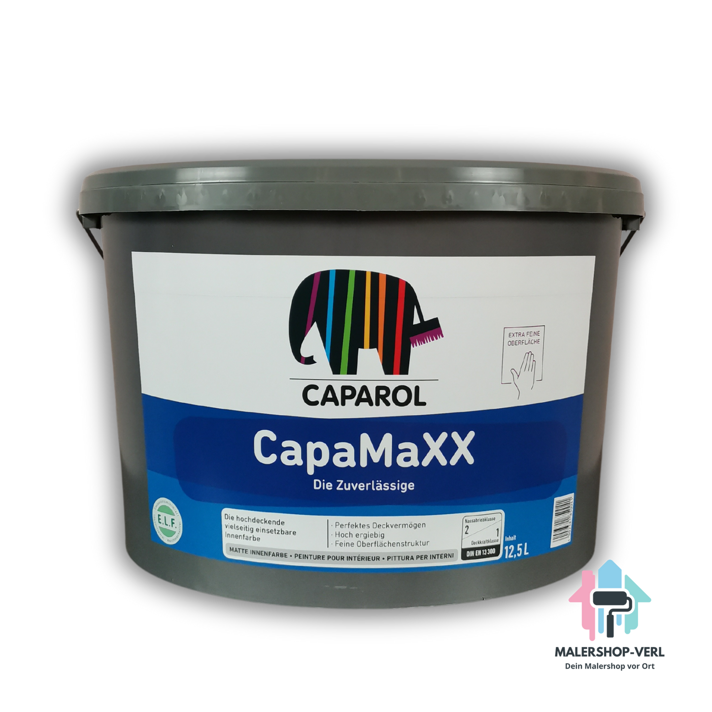 Caparol CapaMaXX - Innenwandfarbe - 12,5 Liter - Weiß