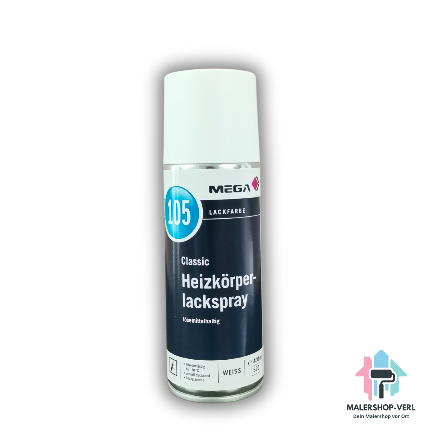 Heizkörpersprühlack - MEGA 105 - Weiß - 400ml