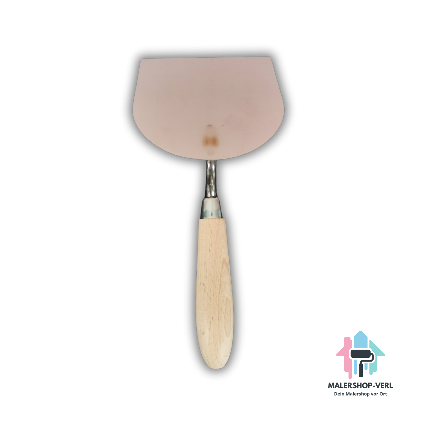 Stuckateurspachtel - Edelstahl - Holzgriff - 120mm Breite